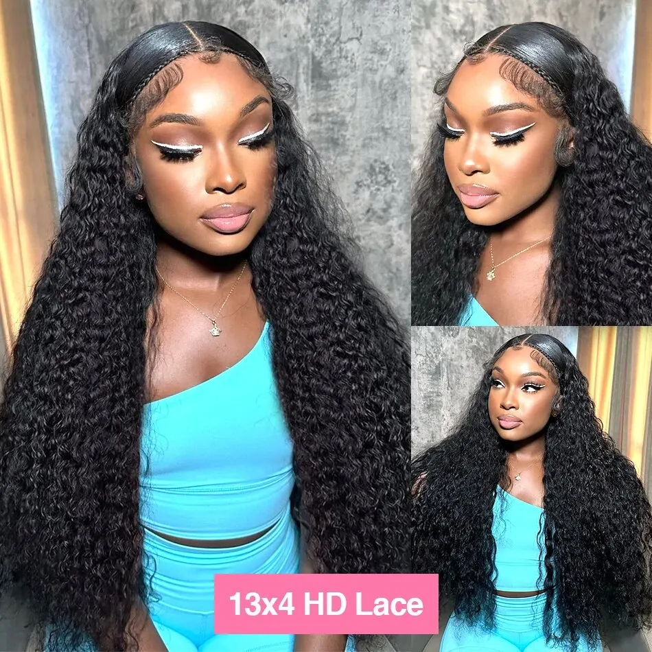 Water Wave Lace Front Wig 13x6 Curly Human Hair Wig 13x4 360 Hd Deep Wave Lace Frontal For Black Women Brazilian Human Hair Wigs