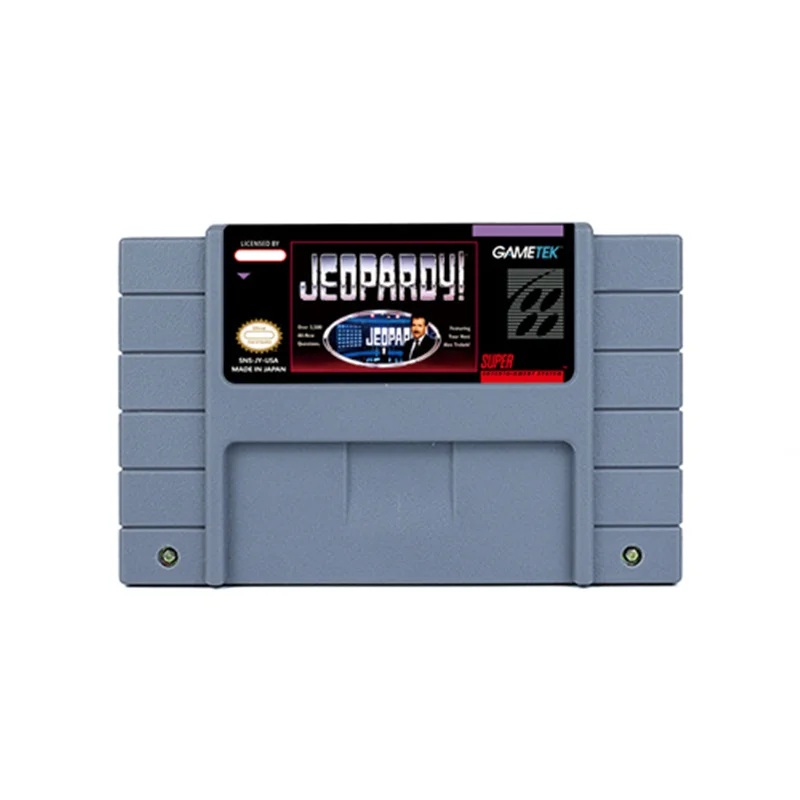 Jeopardy! или Jeopardy! - Спортивное издание или Jeopardy! - Экшн-игра Deluxe Edition для 16-битной ретро-тележки SNES, детский подарок