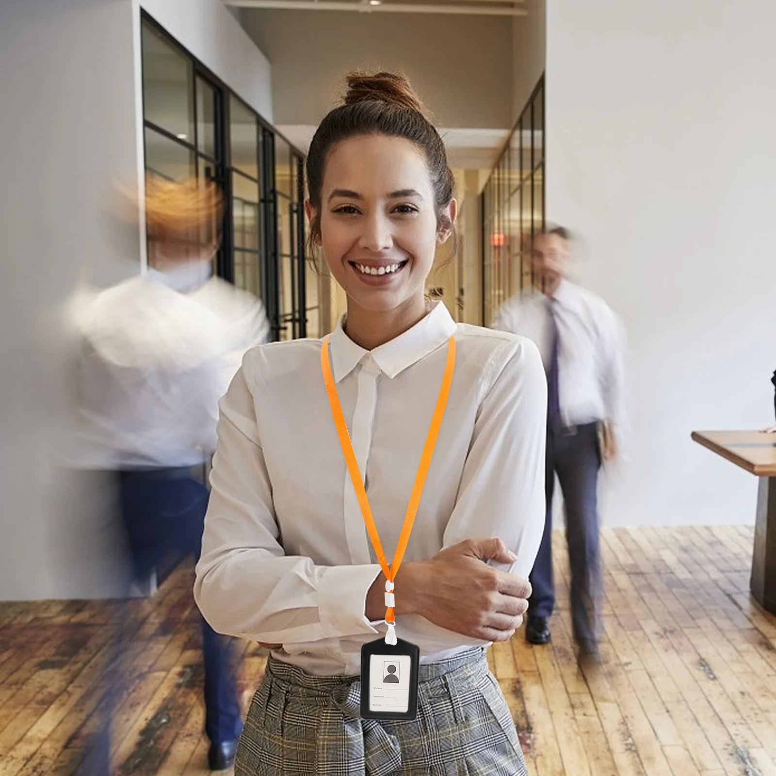 50 قطعة حبل شهادة لبطاقات العمل حامل شارة الهوية معرض المدرسة حبل معلق لبطاقات الهاتف المحمول