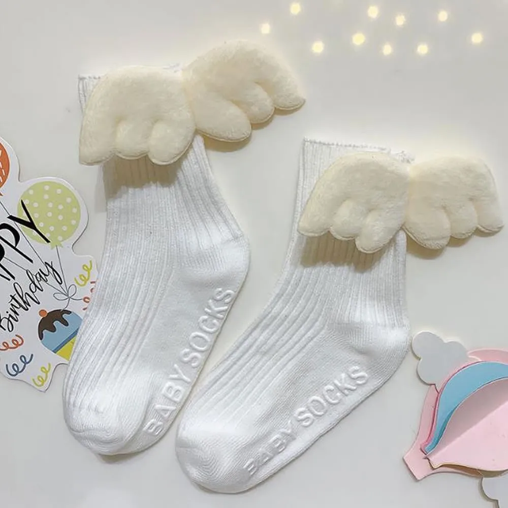 1pcs Spring and autumn pure cotton newborn socks solid color children's toddler stockings