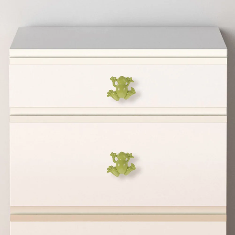 

4 Pcs Shaped Drawer H les Drawer H les Zinc Alloy Wardrobe Knobs Metal Cabinet Pulls Dresser Hardware Green Anti Rust