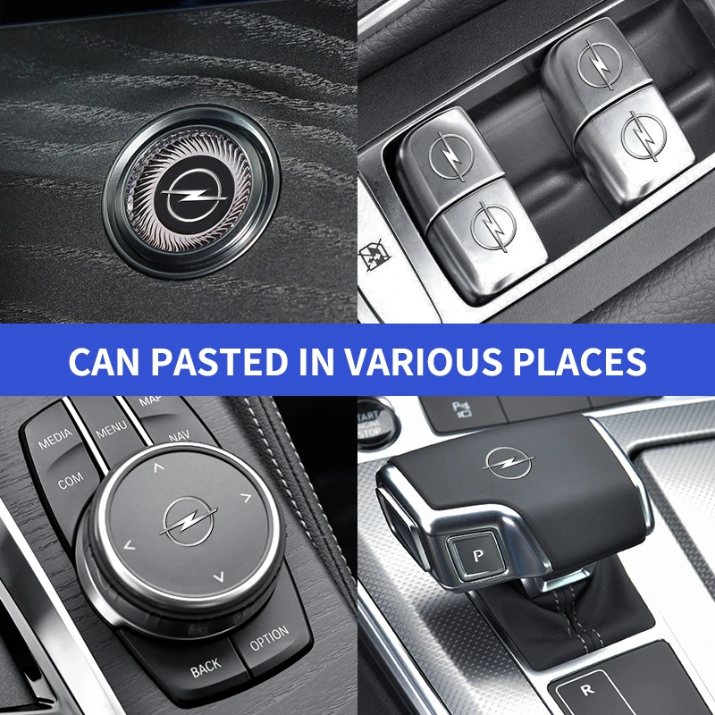 Car Random post Sticker Steering Wheel Decal Interior Decoration For Opel Opc Astra K Vivaro Corsa Zafira Insignia Mokka view 4
