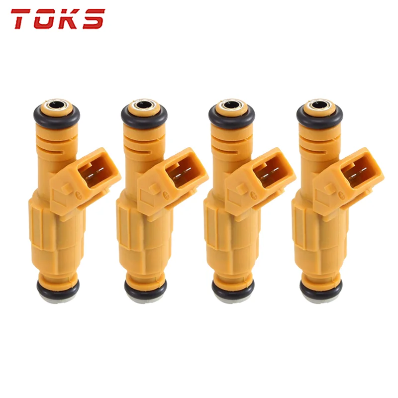 

4Pcs 0280155746 Fuel Injector 9454555 1275194 fit For JEEP 4.0L TYPE III Volvo 2.9L V90 960 S90 VORTEC CHEVY 2500 3500 87-98