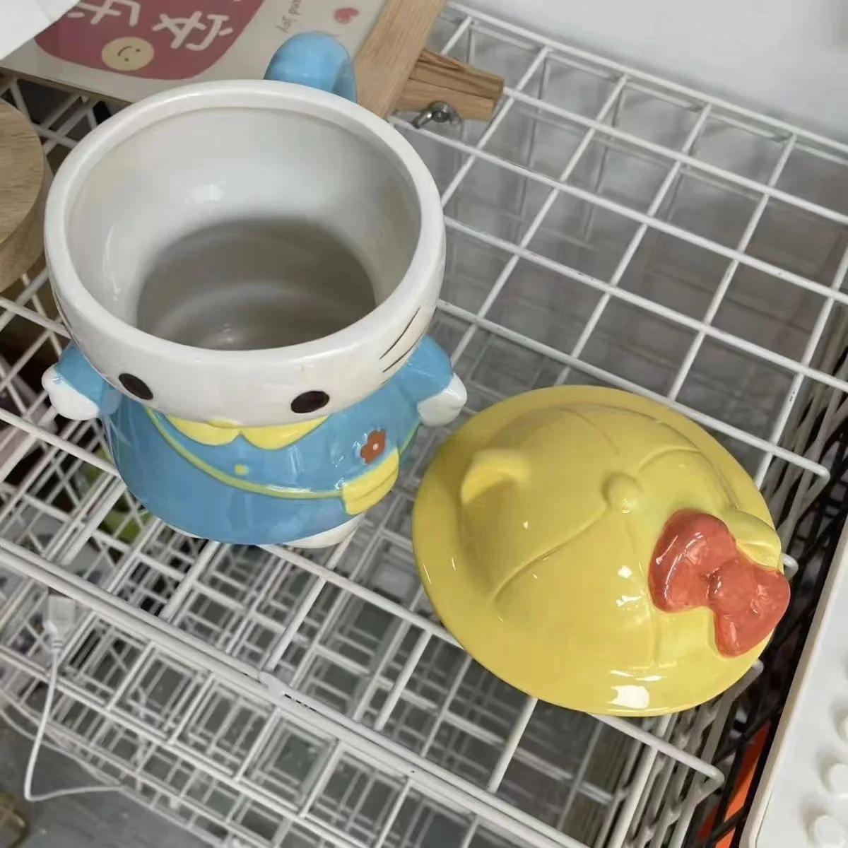 Anime Sanrio Figure Model Hello Kitty Children Water Cup Cartoon Styling Birthday Decoration Model Gift
