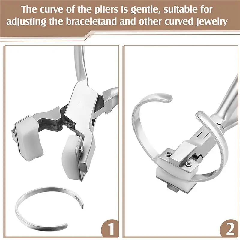 4 Pcs Ring Making Kit Chain Nose Pliers Bending And Wrapping Metal Tool Stainless Steel Ring Bender Ring Bending Tool