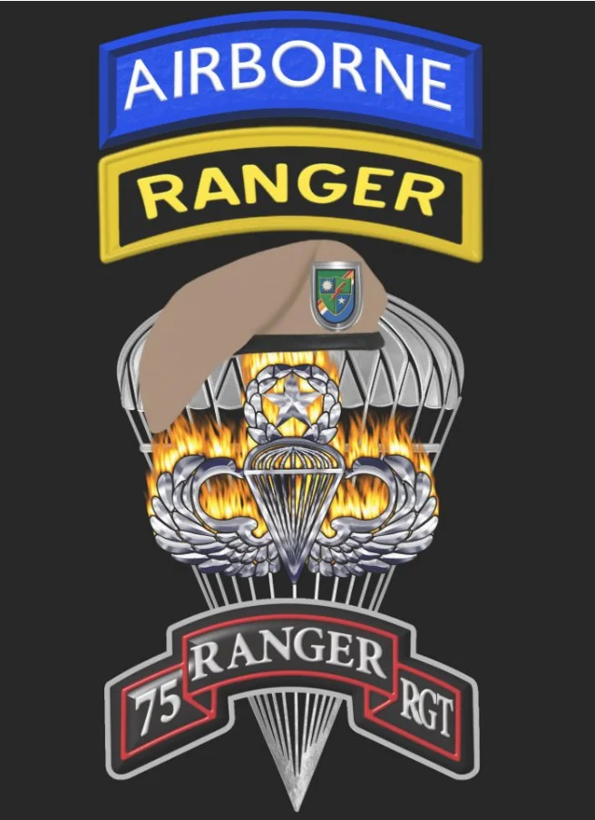 US Army Special Operations Forces 75th Ranger Regiment Airborne Rangers T Shirt. New 100% Cotton Short Sleeve O-Neck T-shirt