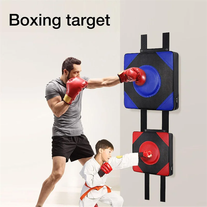 【Boxing Wall Punching Pad Wall Focus Target Foam Boxing Fighter Fitness Wall Punch Bag Height Adjustable Elastic Sponge Bag】
