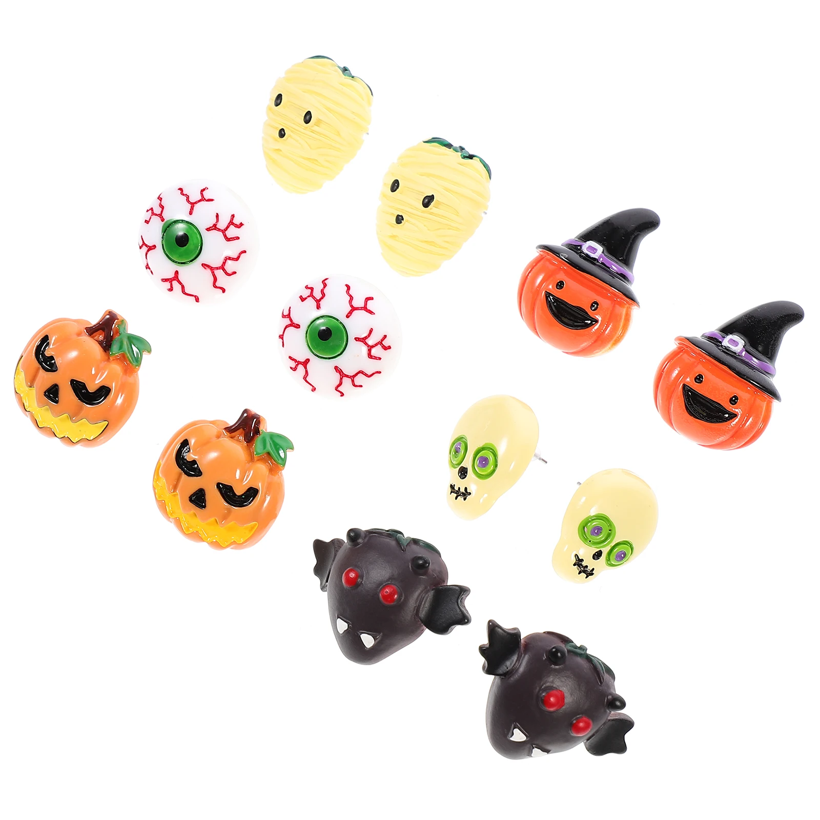 

Halloween Themed Earrings Delicate Decorative Drop Creative Ear Adornments Festive Accessories Costume Party Supplies For