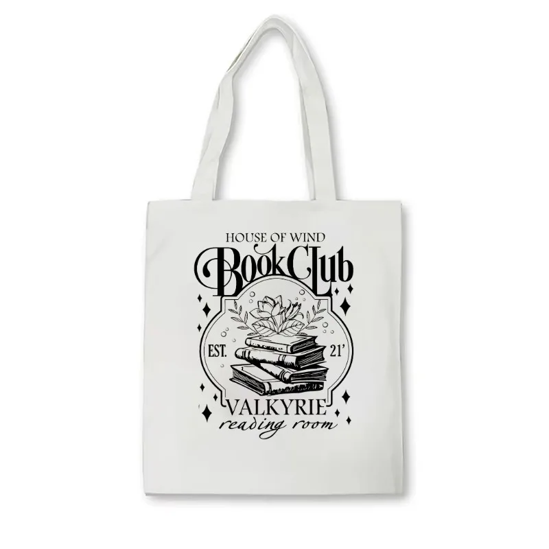 ACOTAR House of Wind Book Club Women\'s Tote Bag Night Court Velaris Book Shoulder Bag Sarah J Maas Throne of Glass Bag SJM Merch