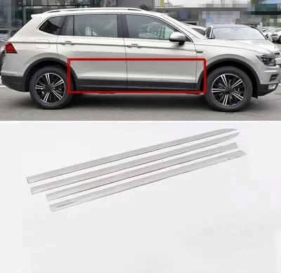 For Volkswagen Tiguan L 2017-2021 stainless steel body trim car door anti-scratch board anti-scratch protection car accessories