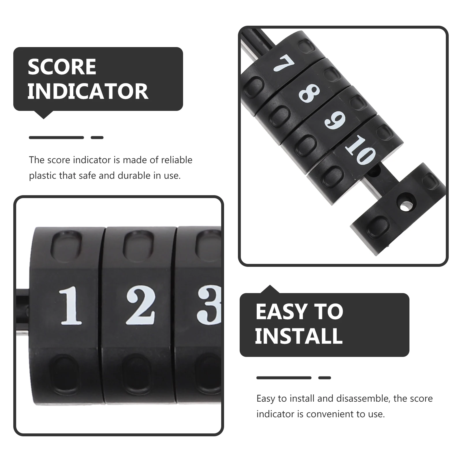 

2Pcs Foosball Scorekeepers Durable Football Scoring Counters Practical Scoring Marker for Table Games Scorekeepers for Football