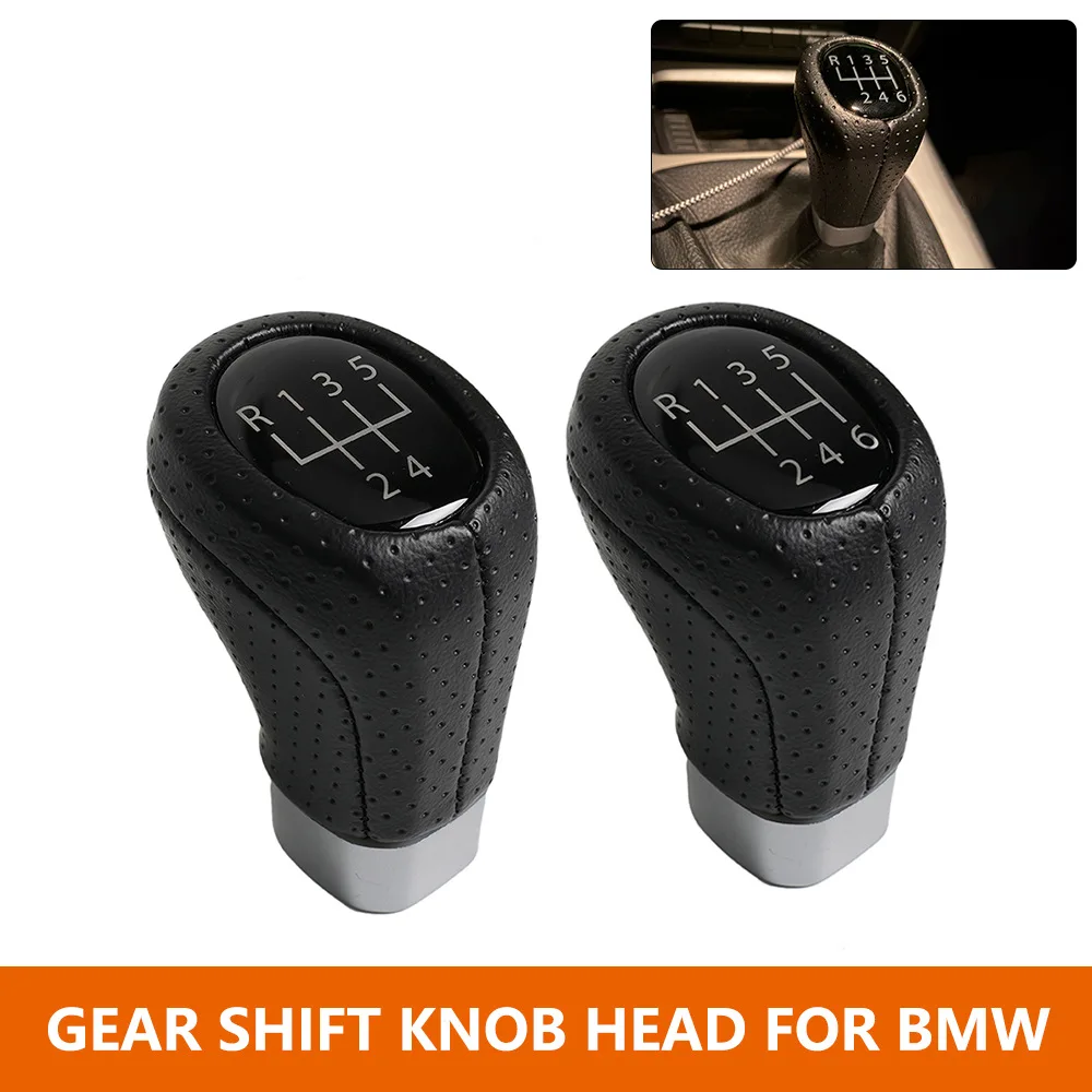 5 / 6 Speed Black Gear Shift Knob Head Cover For BMW F20 F22 F30 F32 F10 E81 E82 E90 E91 E92