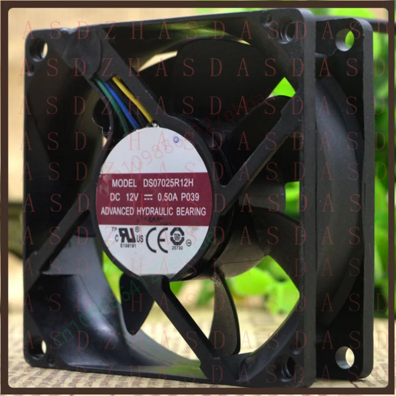 Z  for AVC 7025 12V 0.50A 7cm DS07025R12H 4-wire High Air Volume Silent Cooling Fan