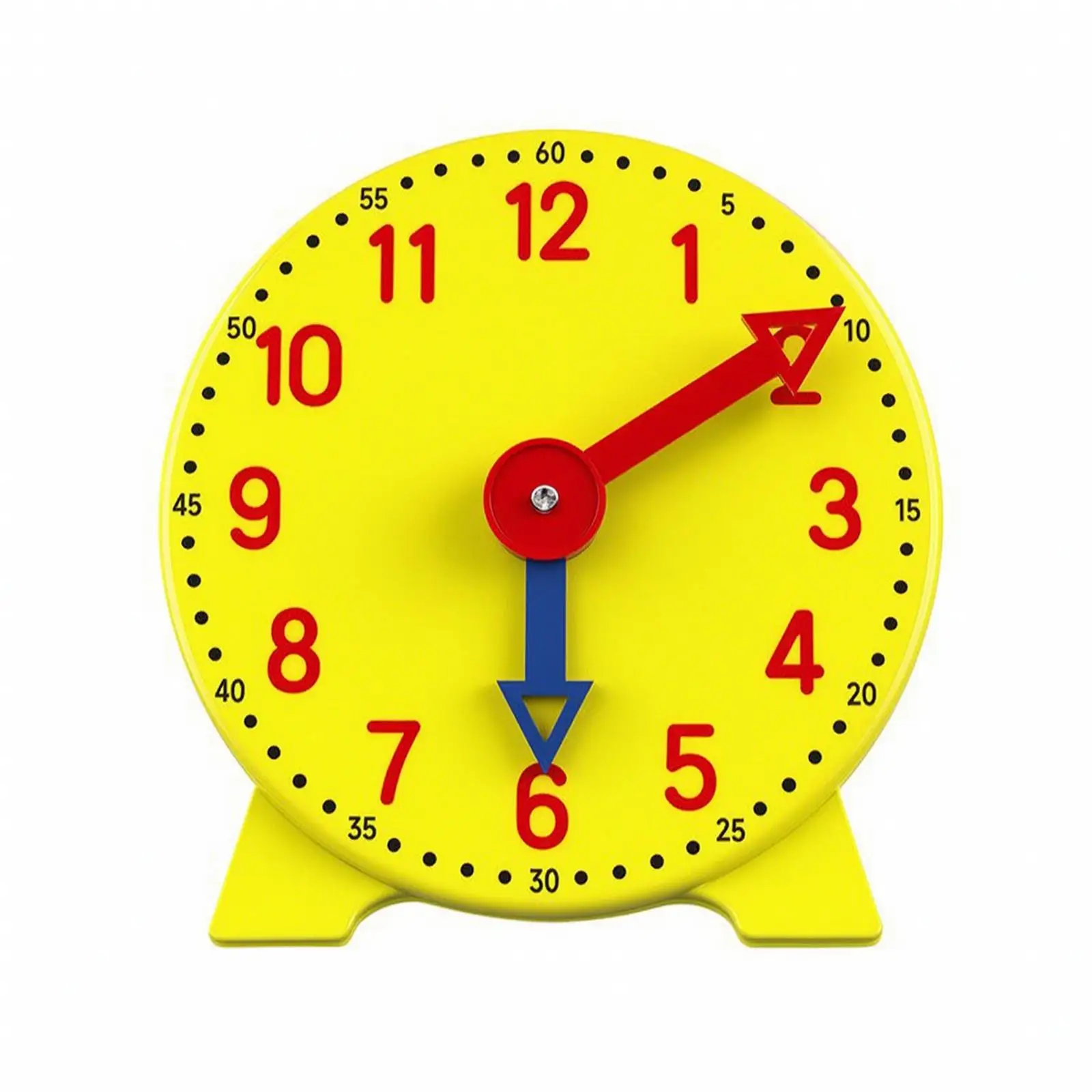 Interactive Teaching Clock for Children Learn Clock Watch Kids Time Toy with Stand