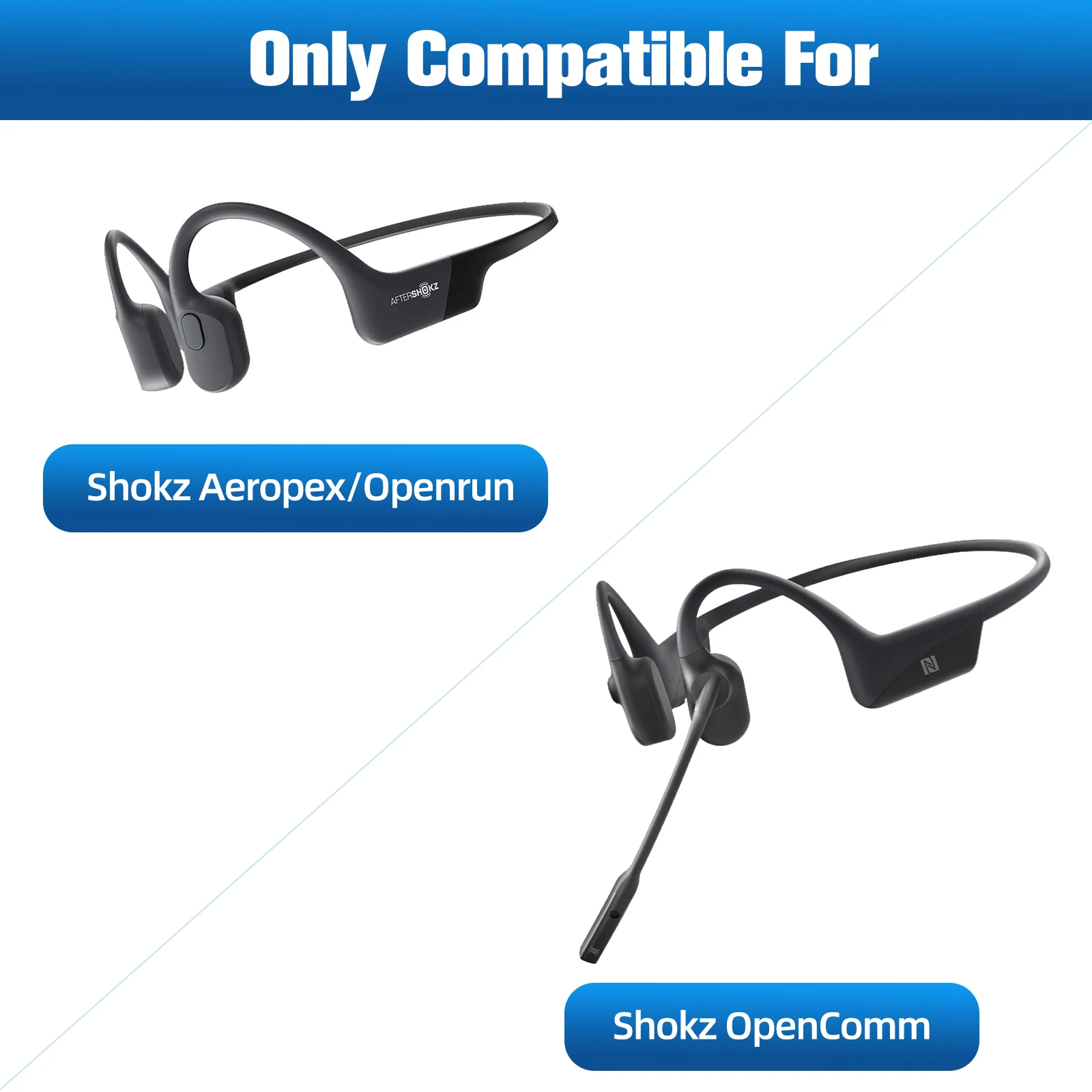 PVC Universal USB Type-C Charging Cable Bone Conduction Headphone Headset Charger Adapter Wire for After Shokz AS800 AS803 S810