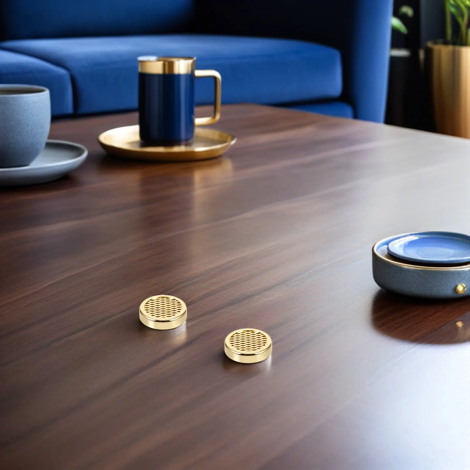 

4pcs Humidifier Discs Metal Moisture Control For Humidor Storage Portable Cigar Preservation Universal Fit Round Cigar