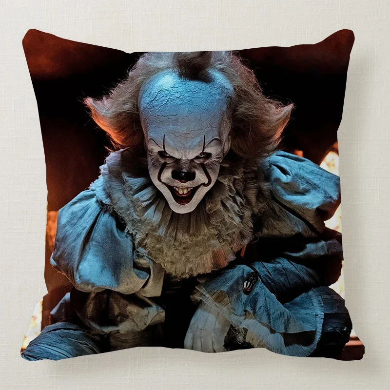 Home Decor Happy Halloween Horror Pillowcase Sofa Car Cushion Cover Bedroom Decor Pillowcase 45x45cm funda de almohada