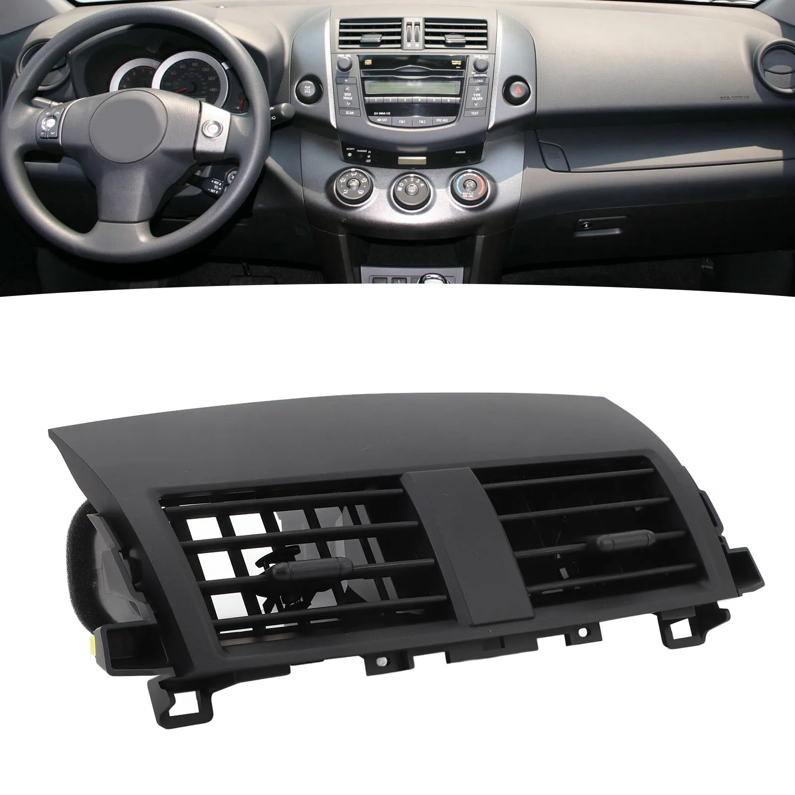 

Панель вентиляционных отверстий приборной панели, комплект для обновления воздуховодов кондиционера для RAV4 2006-2012 гг.