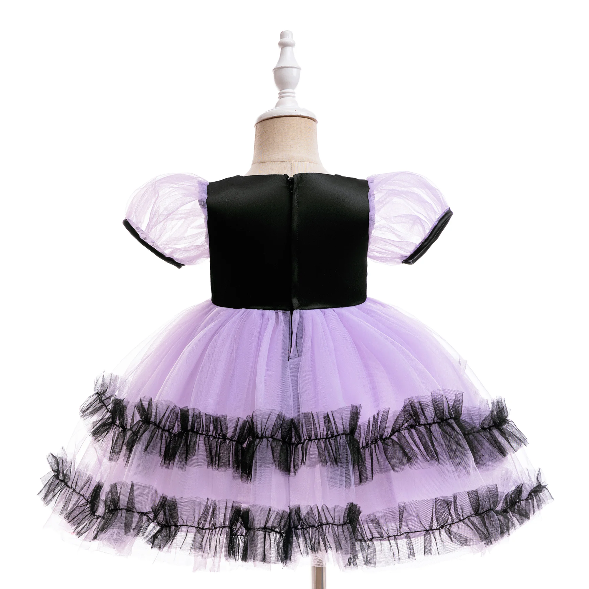 Toddler Bow Party Girls Dress Elegant Tulle 1st Birthday Bridesmaids Wedding Princess Dresses Girl Banquet Baptism Kids Clothing