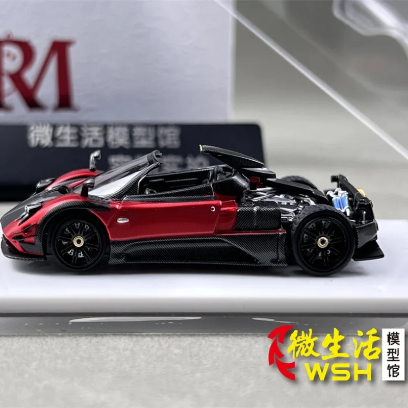RM 1:64 パガーニ ゾンダ 760 コンバーチブル ダイキャスト シミュレーション合金車モデル、男の子向けのお祭りギフト玩具、大人向けのコレクターズオーナメント。