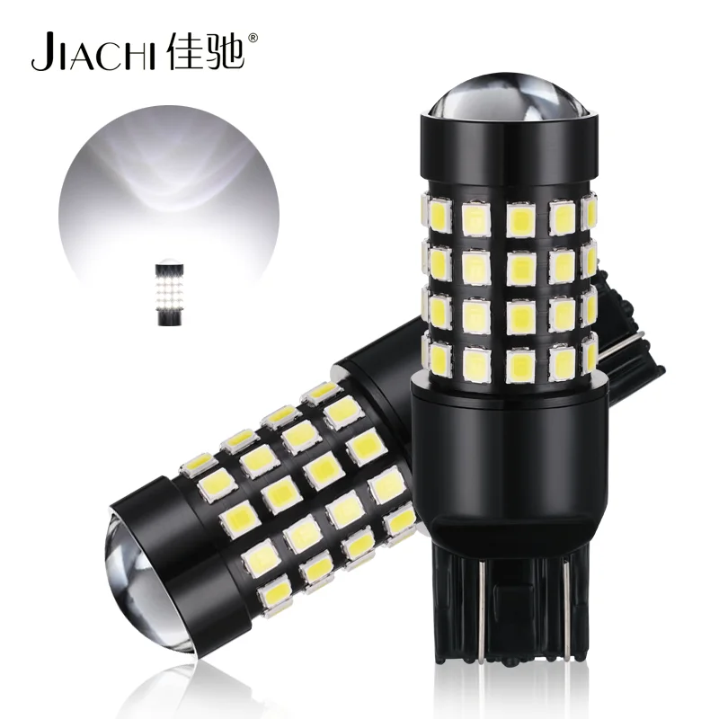 

Светодиодные лампы Jiachi 100X 7440 7443 без ошибок T20 W21W W21/5W WY21W Стандартная автомобильная лампа тормоза заднего хода сигнал поворота горелка 12-24 в 6000K