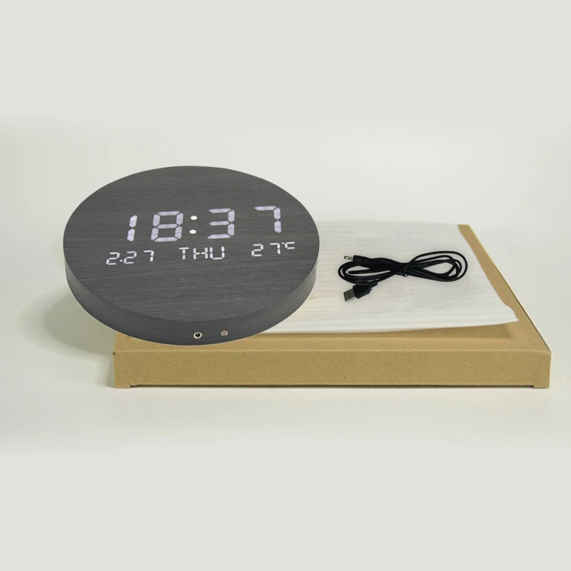 

Electronic Wall Clock Led Digital for Time Date Temperature Diaplay Drop shipping