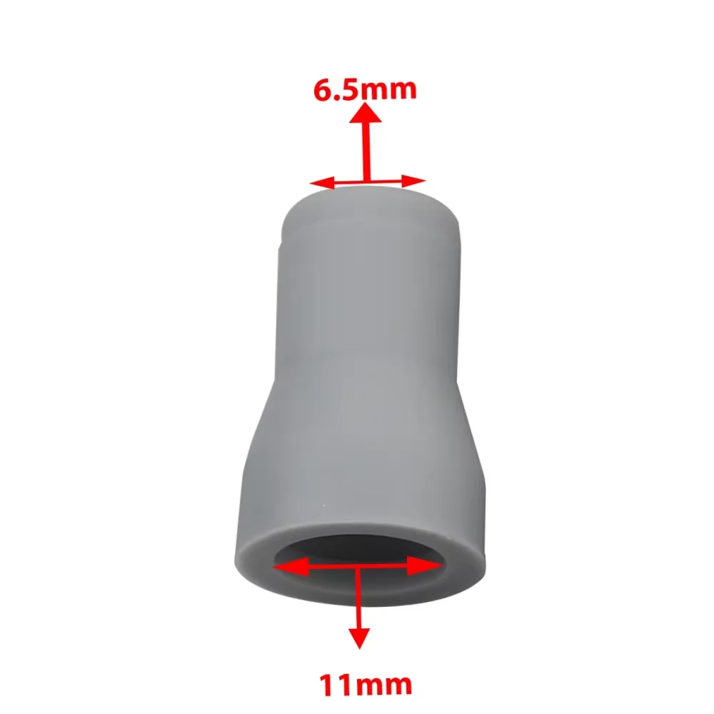 JUMTOP 10Pcs Dental Saliva Ejector Weak Suction Rubber Snap Tip Adapter Replacement Dental Chair Unit Accessories
