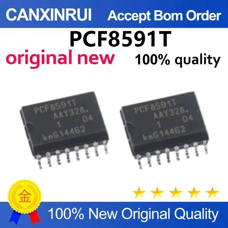 （5pcs-100pcs）Surface mounted PCF8591T 8-bit analog-to-digital converter Surface mounted SOP-16