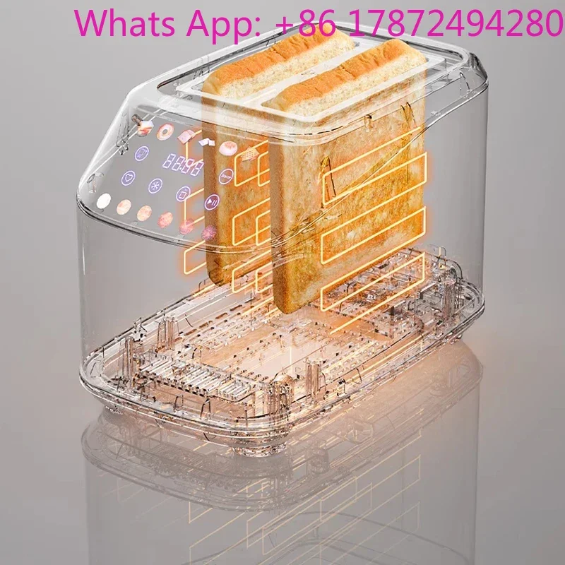 Toaster  Multifunctional Breakfast Machine Small Toaster Heating Automatic Sandwich Toaster 1300W