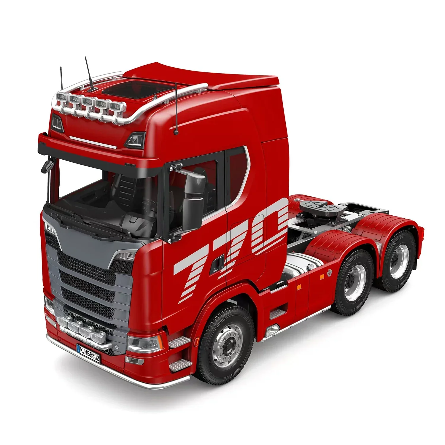 

Готовый заказ 6*6 Kabolite 770S RC Truck K5802 1/14 масштаб металлический автомобиль Прицеп окрашенная модель с открытой дверью пульт дистанционного управления игрушка