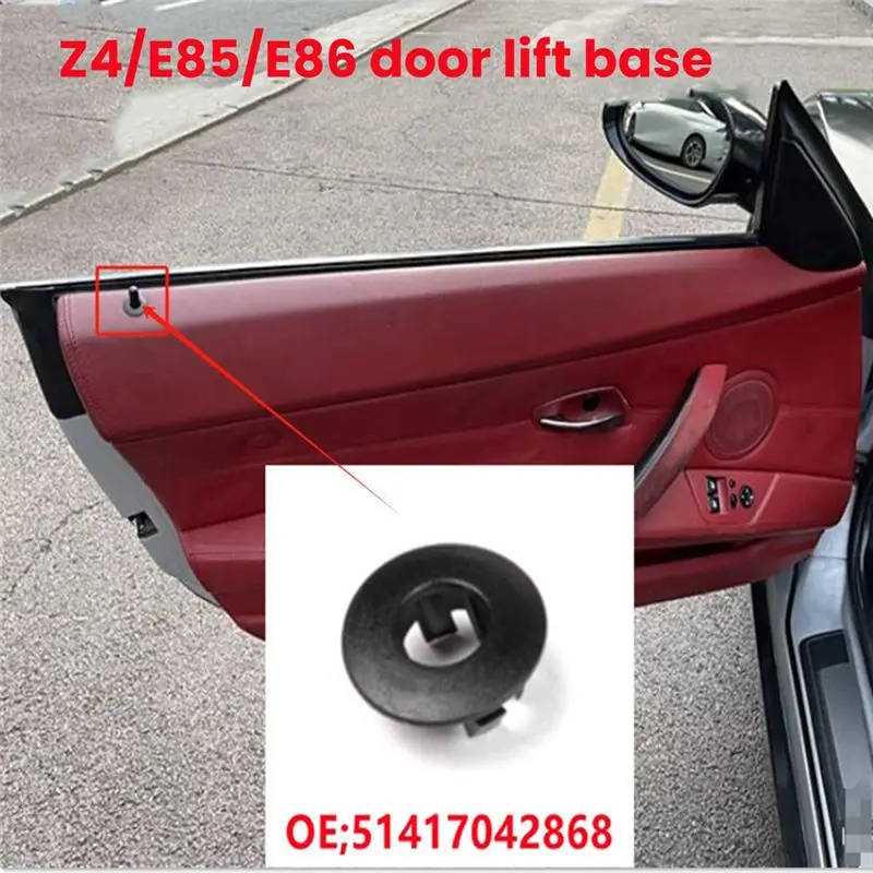 AC34-For BMW Z4 E85 E86 03-08 Door Lock Pin Post Grommet Guide Trim Bezel 51417042868