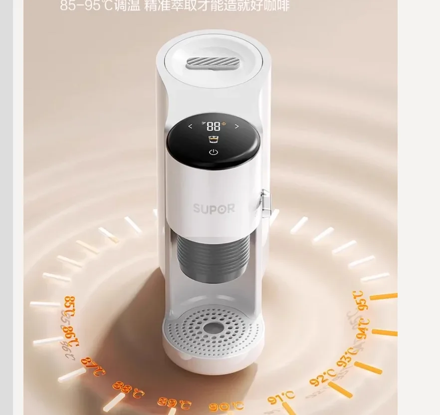 

220 В SUPOR Кофемашина для эспрессо, полуавтоматическая, компактная, для домашнего офиса, портативная, Americano CC