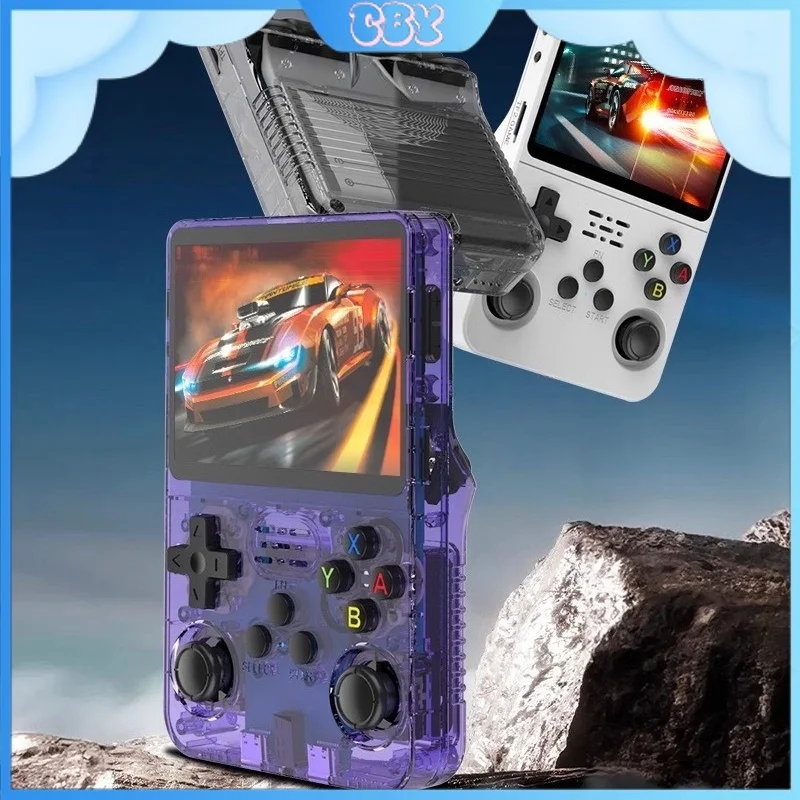 

2024 New R36s Handheld Game Machine With Dual Joysticks Portable Retro Arcade Game Nostalgic 3d Dual System Back R L Key