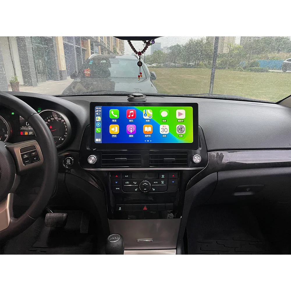 

12,3-дюймовый сенсорный экран Android для Jeep Grand Cherokee 2011-2017, автомобильный GPS-навигатор, мультимедийный плеер, авторадио, головное устройство Carplay