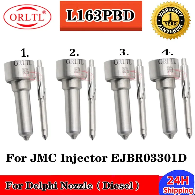 

4 шт. форсунок L163PBD L163PBA L163PRD, новые, для дизельного двигателя JMC EJBR03301D Transit 2.8L 1112100TAR