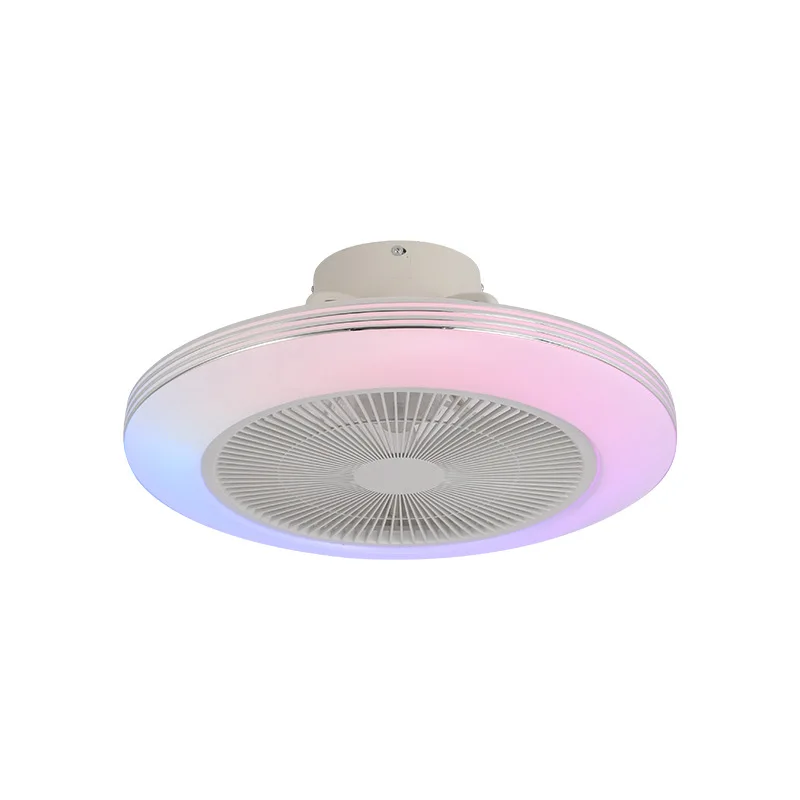 New Magic Color Fan Lamp Bluetooth Remote Control Tone Fan Lamp Lights Red Live Atmosphere LED lampada da soffitto