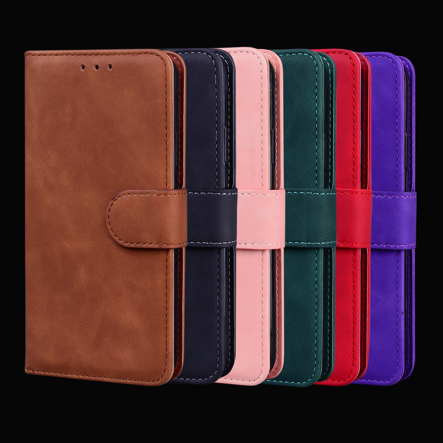 Shockproof Flip Wallet Case For Infinix Smart 6 Plus Infinix Note 12 ProHot 11 2022 Nothing Phone (1) Matte Leather Phone Cover