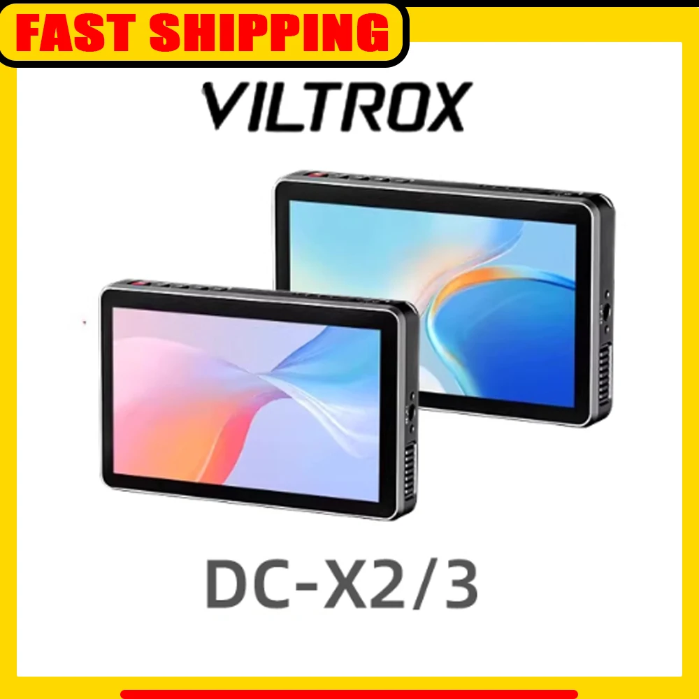 شاشة Viltrox DC-X2/DC-X3 المحمولة 6 بوصة 2000 Nits 4K شاشة تعمل باللمس احترافية للتصوير الفوتوغرافي HD FHD شاشة كاميرا للفيديو