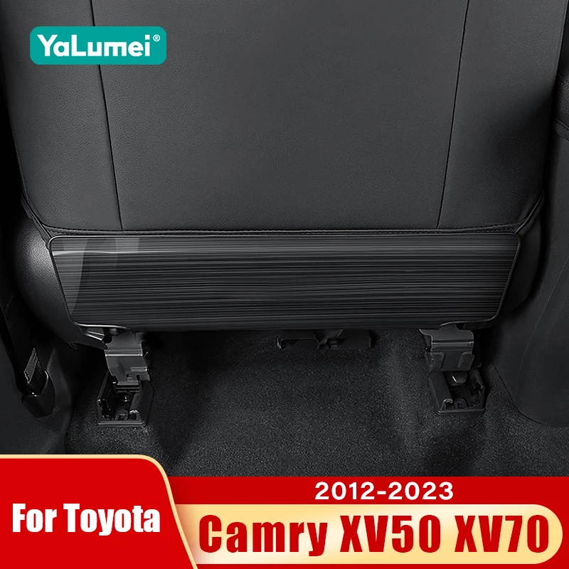 

For Toyota Camry XV50 XV70 2012 2013 2014 2015 2016 2017 2018 2019 2020 2021 2022 2023 Car Seat Back Anti Kick Cover Accessories