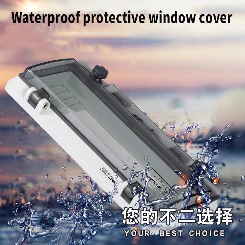 new protection window cover waterproof window cover circuit breaker protection cover switch window IP67 waterproof box