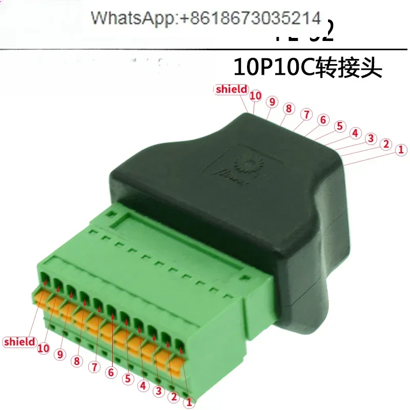 Разъем адаптера RJ45 RJ48 RJ50 10P10C NI9949 RJ50 для винта