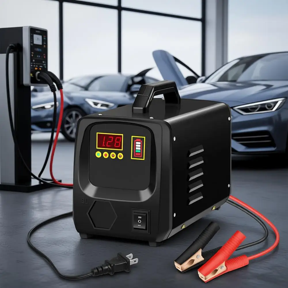 

Автоматическое устройство для обслуживания автомобильных аккумуляторов 24В/12В, для свинцово-кислотных и других типов батарей, интеллектуальная зарядка, 6~300Ач