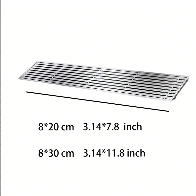 Widened water guide strip floor drain, bathroom shower room toilet floor drain
