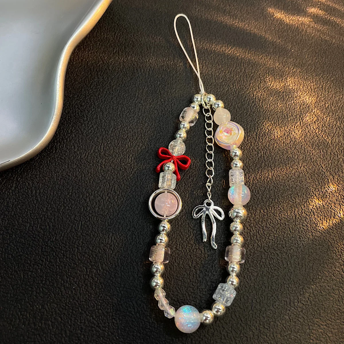 سلسلة هواتف محمولة رائعة ومتعددة الاستخدامات مع قلادة للهاتف المحمول ذات ملمس متطور وكاميرا قلادة على شكل فراولة CCD #2