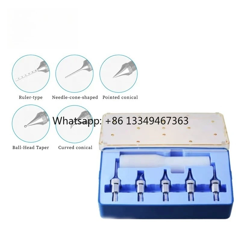 Combined Ophthalmic Magnetic Foreign Body Extractor Set 5 Interchangeable Tips Box Ophthalmic Surgical
