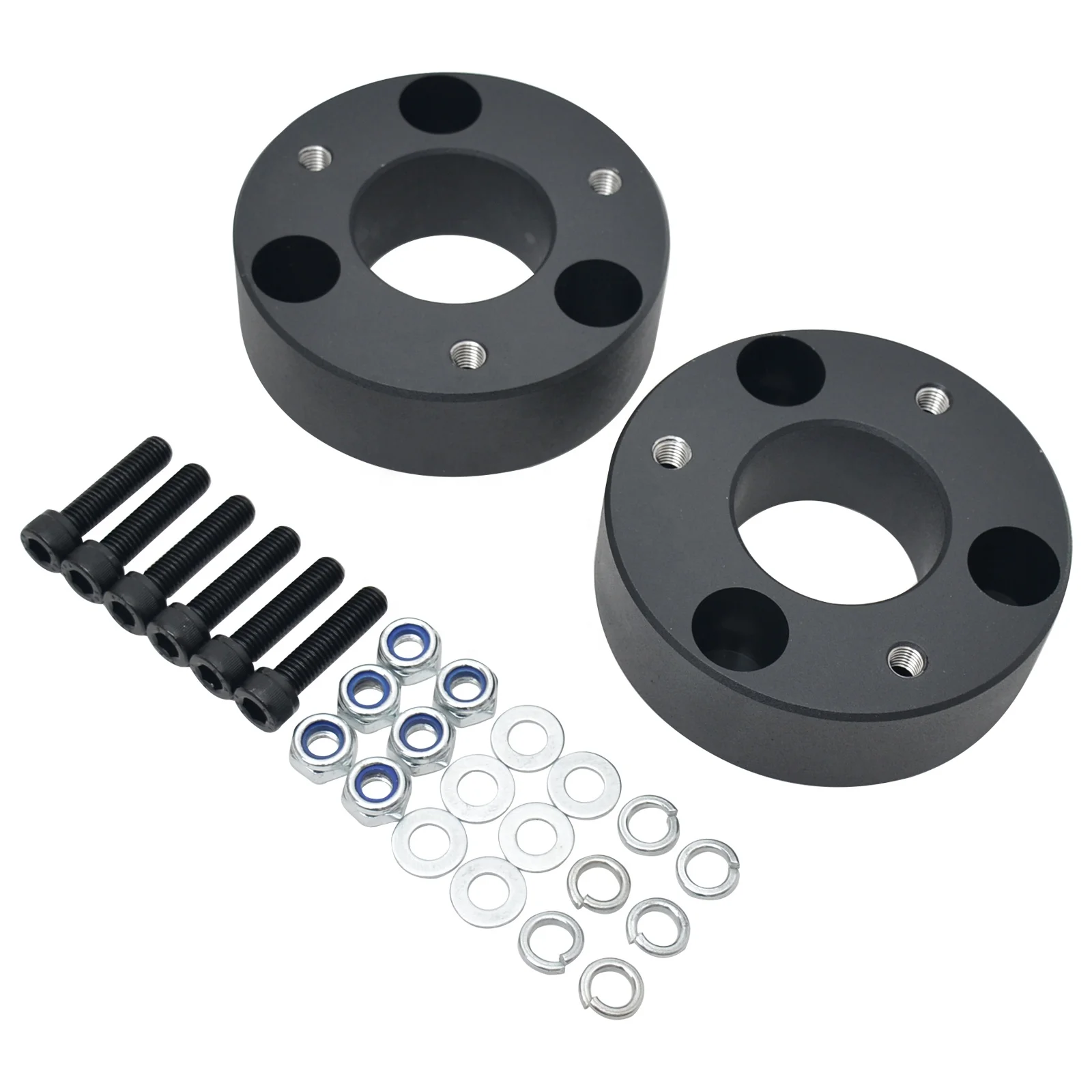 Leveling Kit 2.5 Inch Front Lift Billet Strut Spacers For Dodge RAM 1500 2006-2019 4WD