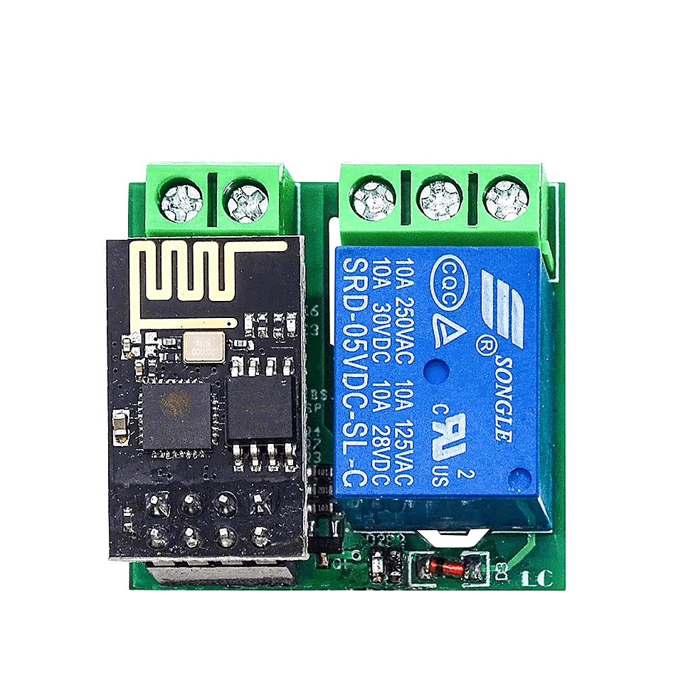 ESP8266 ESP-01/01S 1 channel WiFi relay module