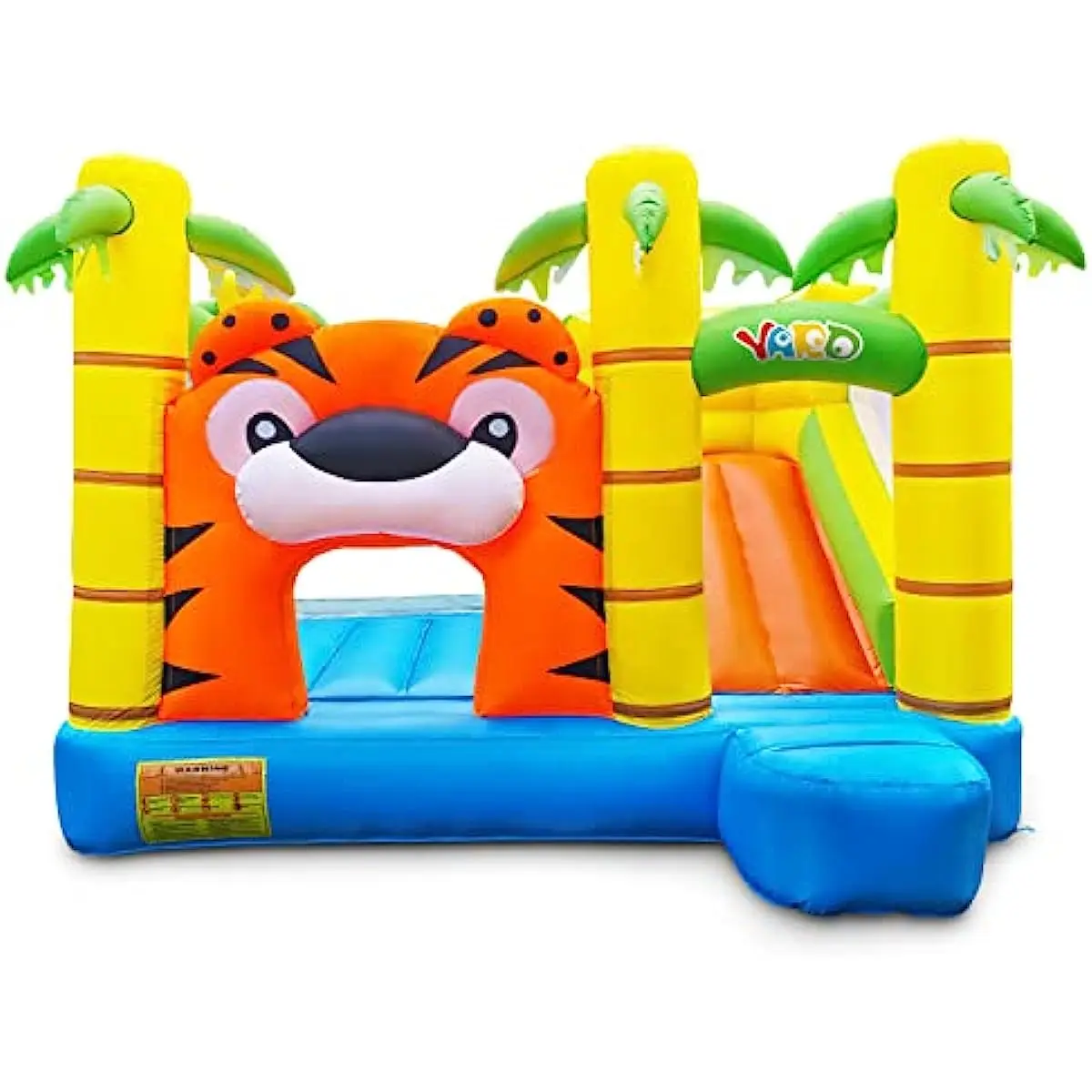 Yard Bounce House King Tiger Bounce House für Kinder Outdoor Indoor PVC 420d Nylon Oxford langlebige aufblasbare Bounce House Spiel Spielzeug