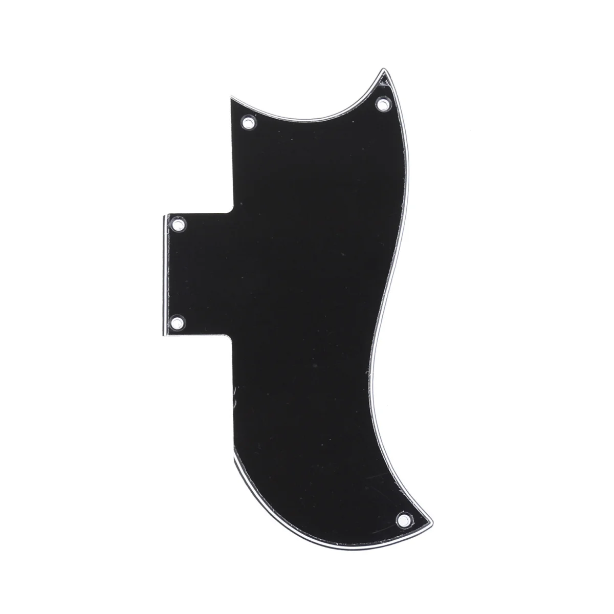 Musiclily Pro 5-Hole Small Half Face Guitar Pickguard Compatible with USA LP American SG