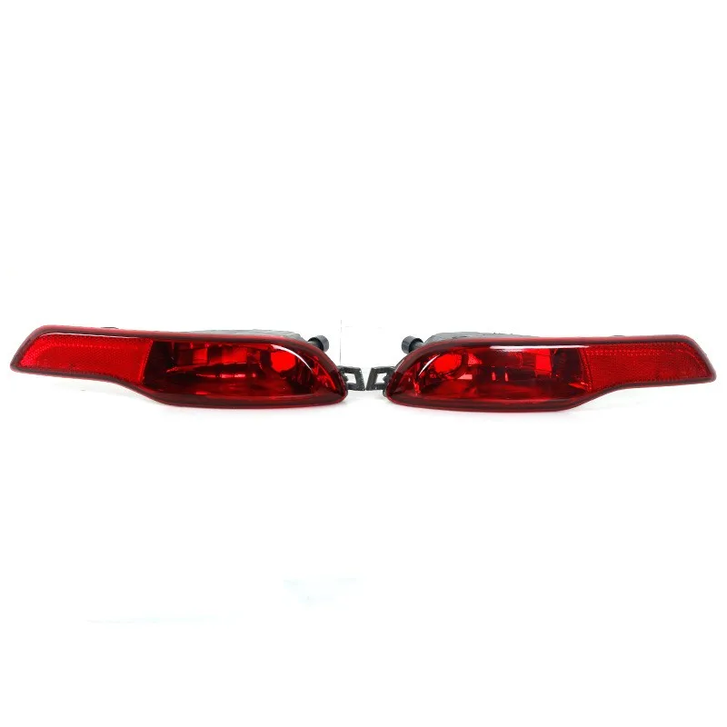 Car Rear Bumper Lights Housing Without Lamp Bulb Red Reflective Lamp for Jeep Cherokee 2014 2015 2016 2017 2018 Auto Accessories